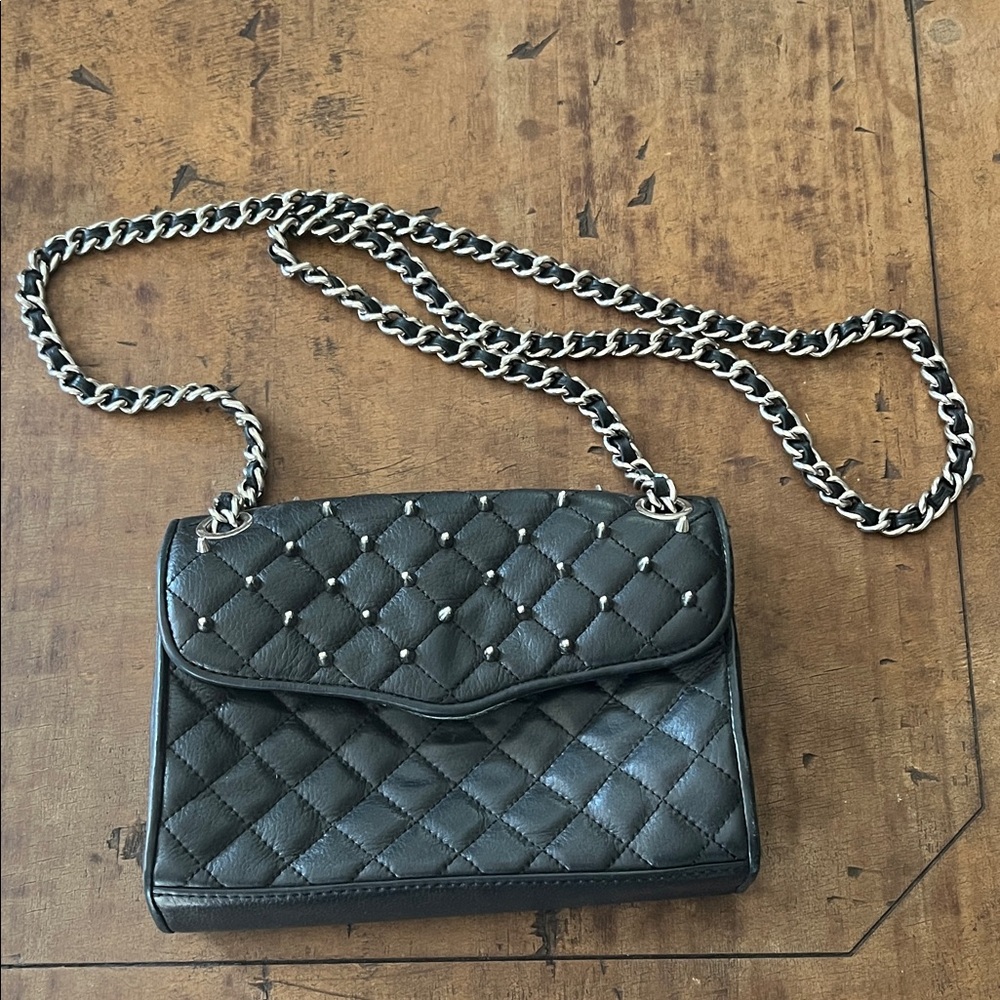 Rebecca Minkoff Black Quilted Crossbody Bag